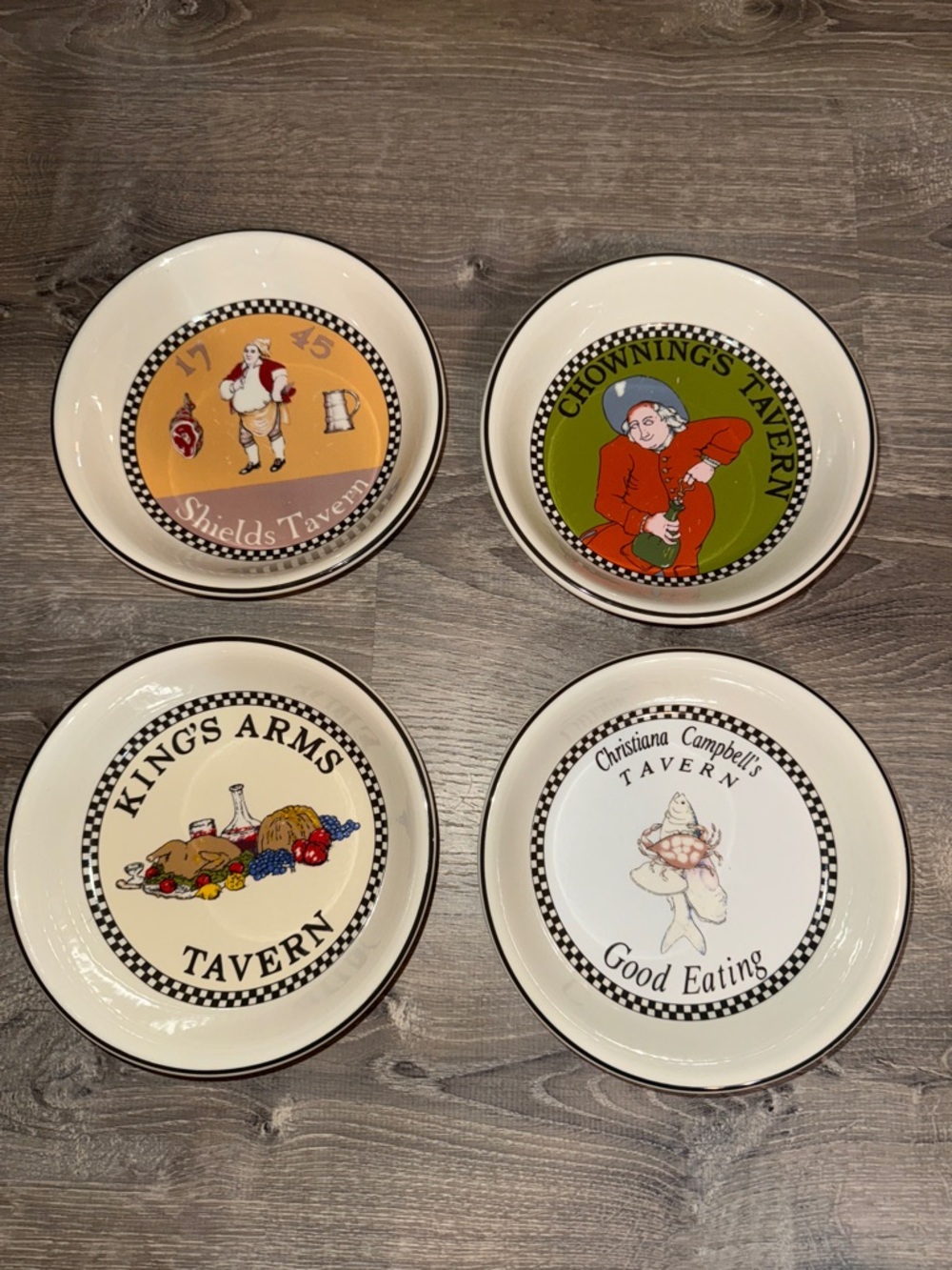 Homer Laughlin Williamsburg Taverns Set of 4 Bowls